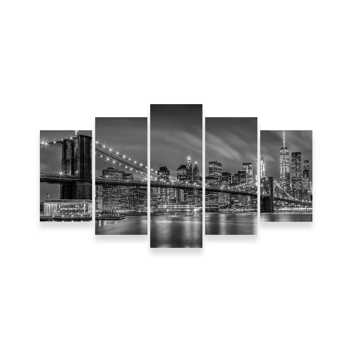 Brooklyn Bridge Monochrome Wall Art