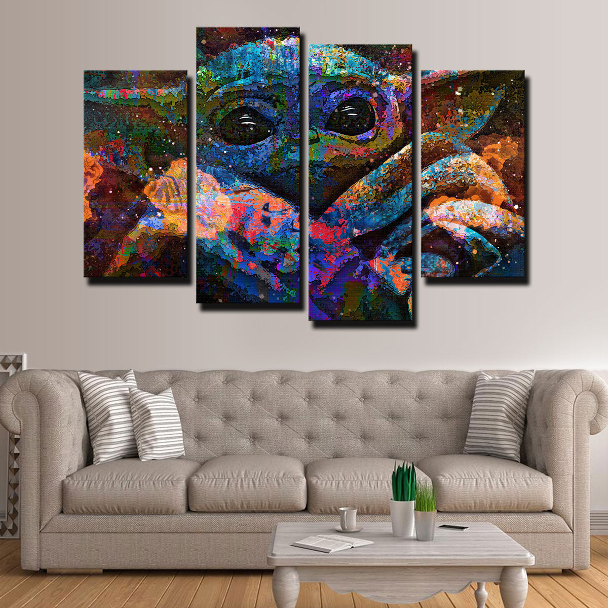 Grogu Wall Art