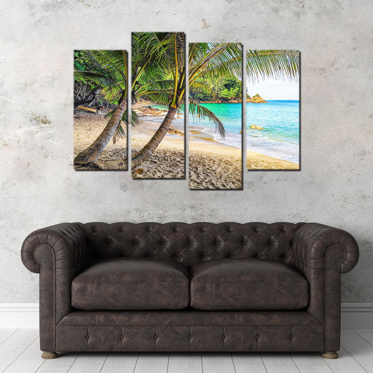 Banana Beach Wall Art