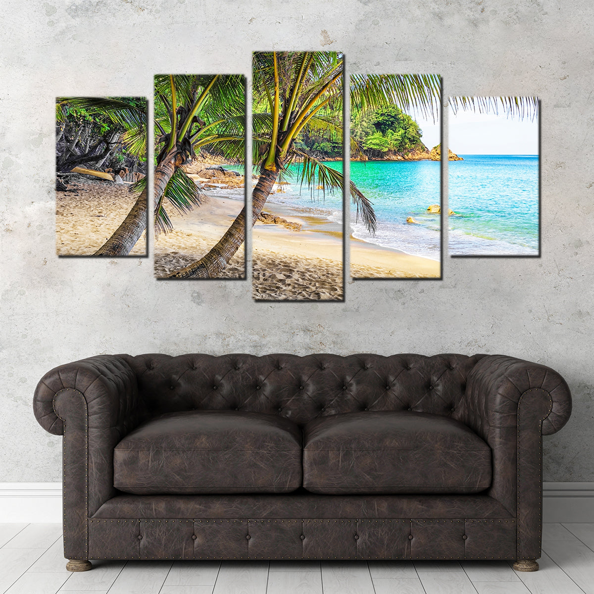 Banana Beach Wall Art