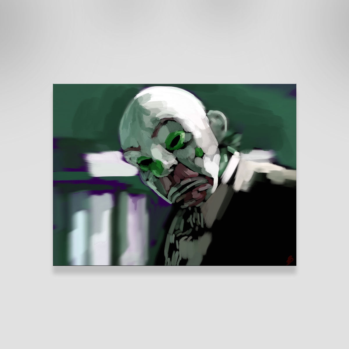 Bank Robber Clown Wall Art