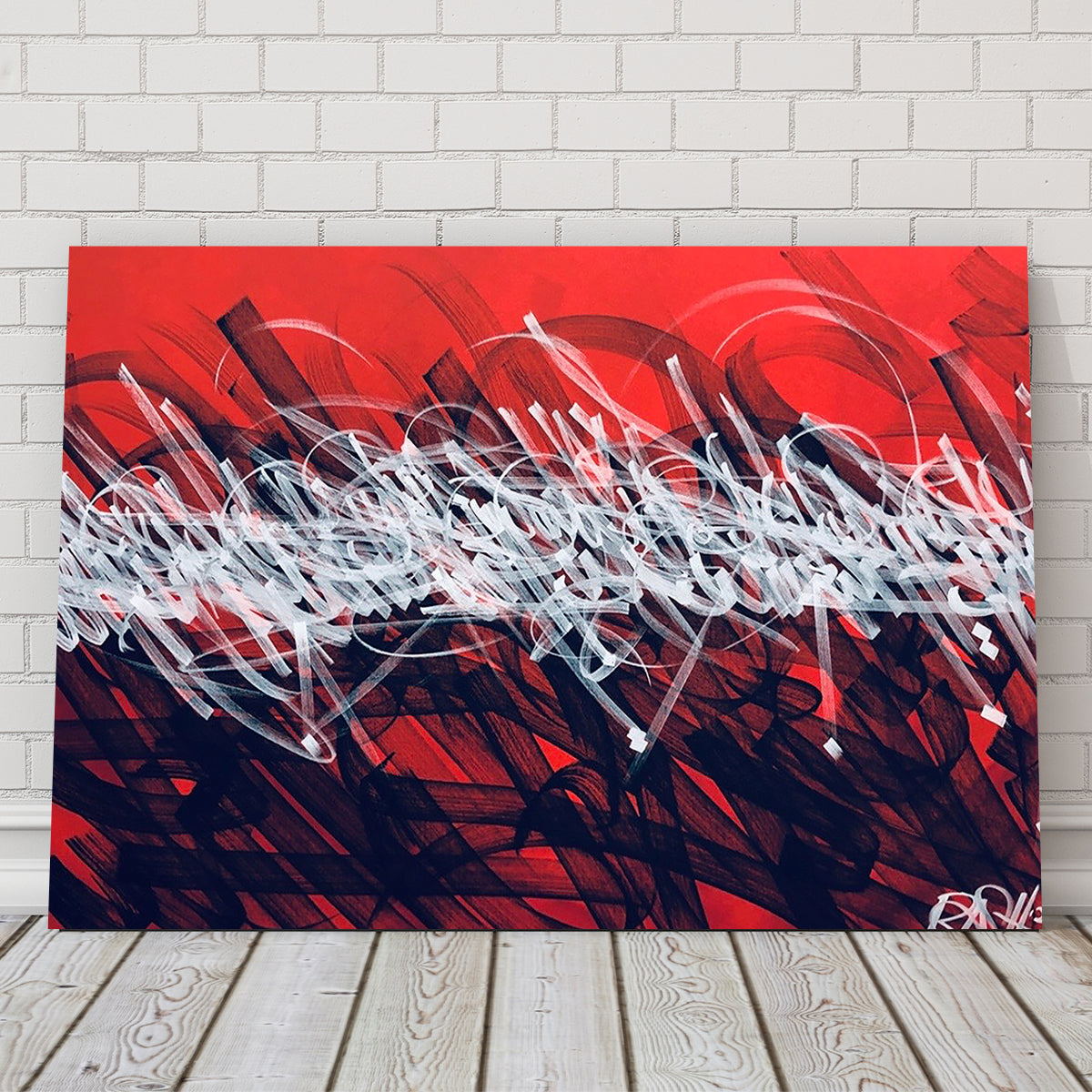 Bash Red Wall Art