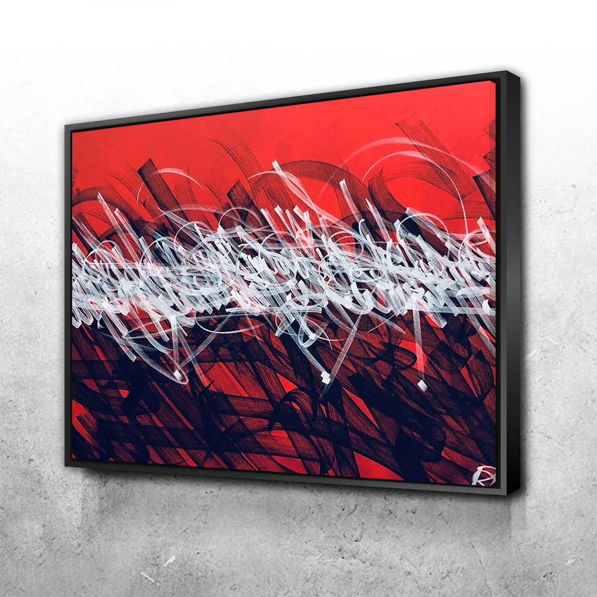 Bash Red Wall Art
