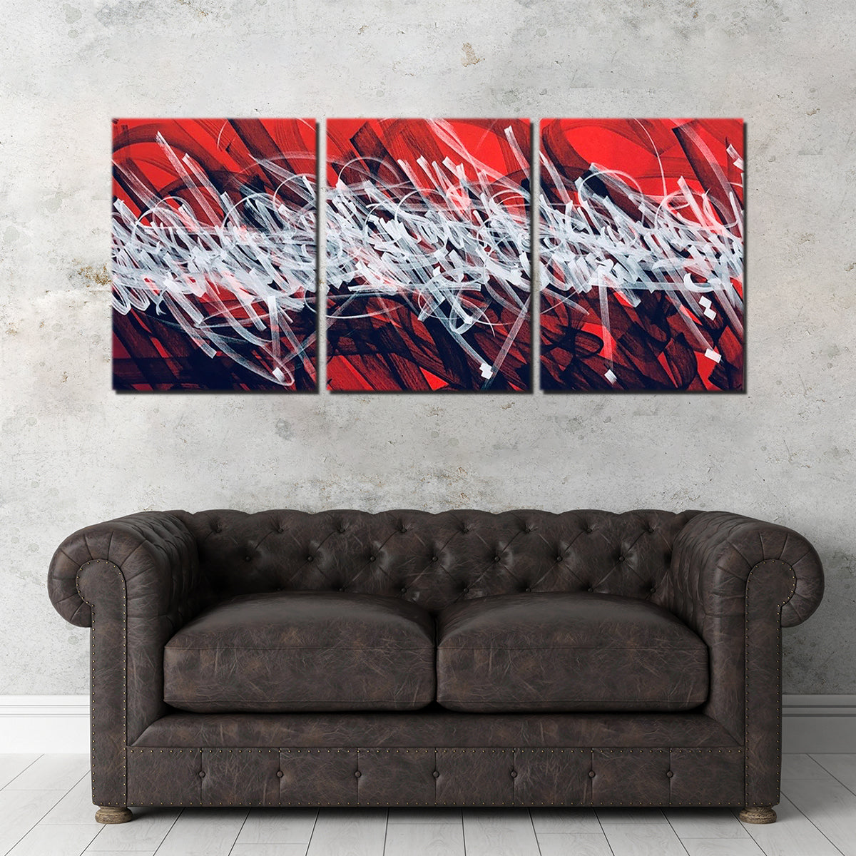 Bash Red Wall Art