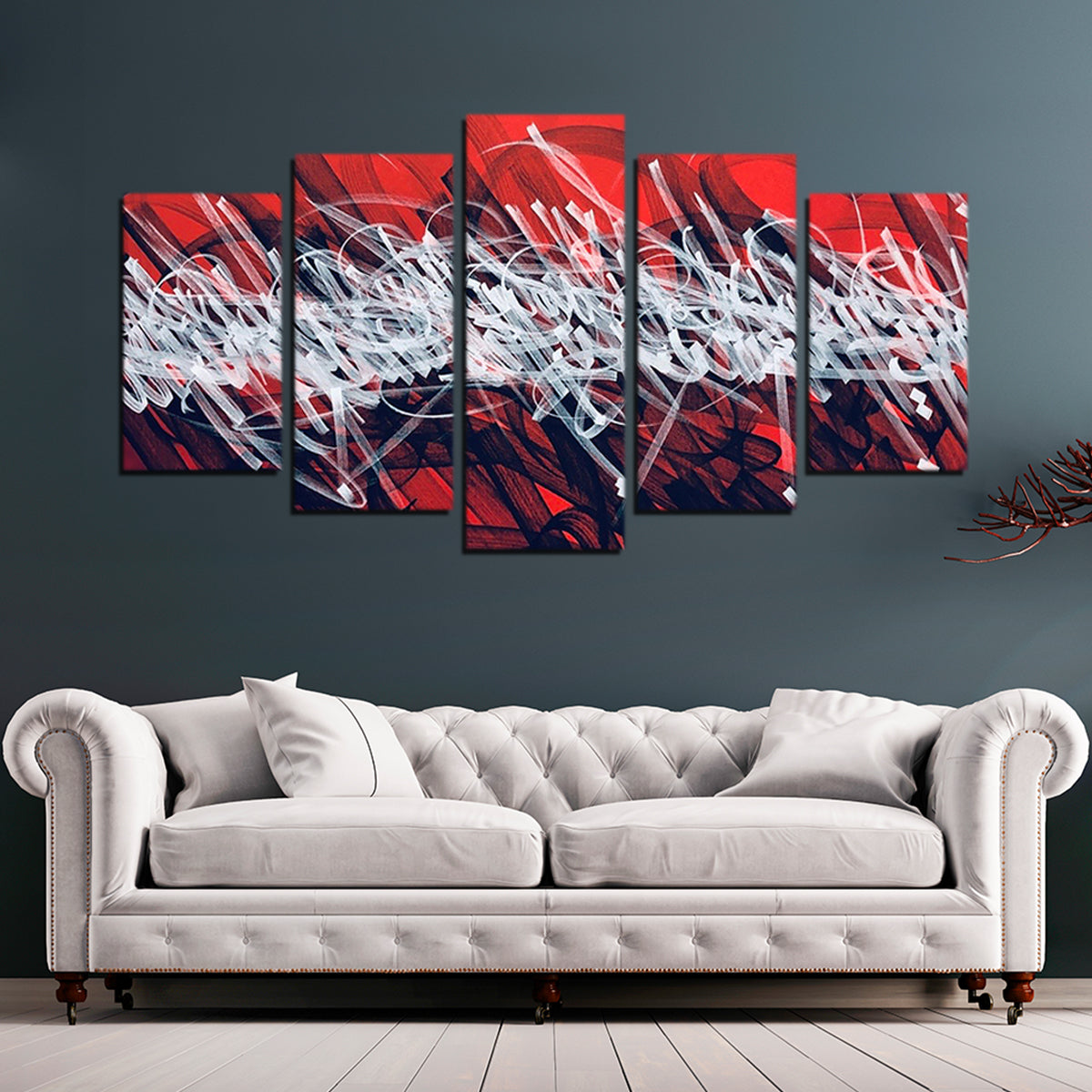 Bash Red Wall Art