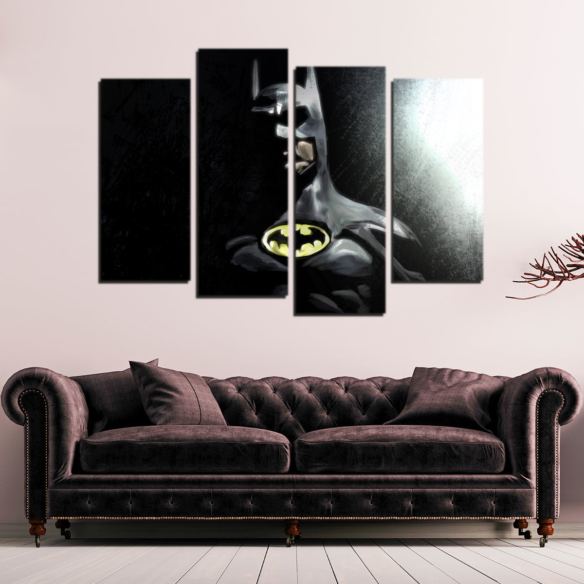 Batman In The Light Wall Art
