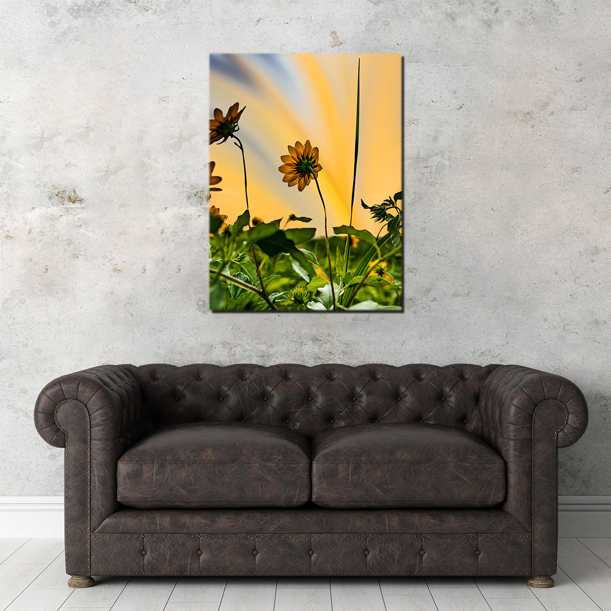 Beach Sunflowers Wall Art