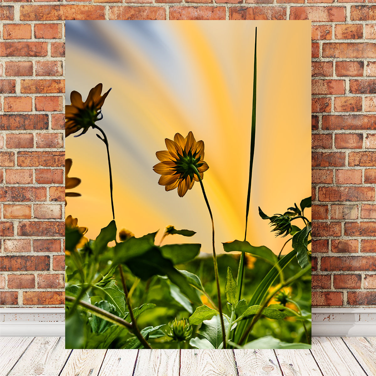 Beach Sunflowers Wall Art