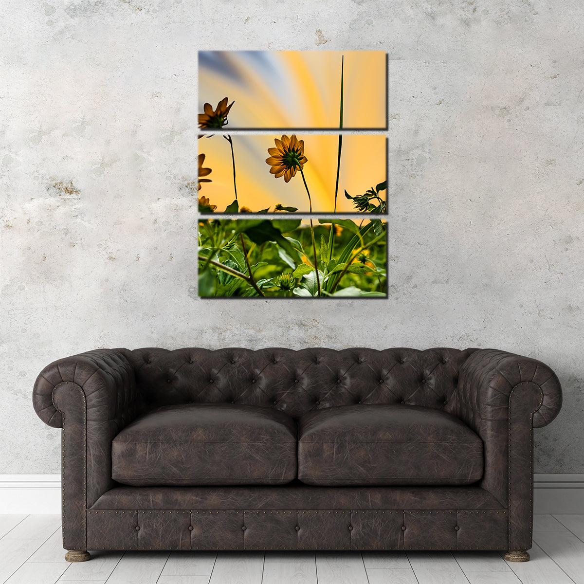 Beach Sunflowers Wall Art