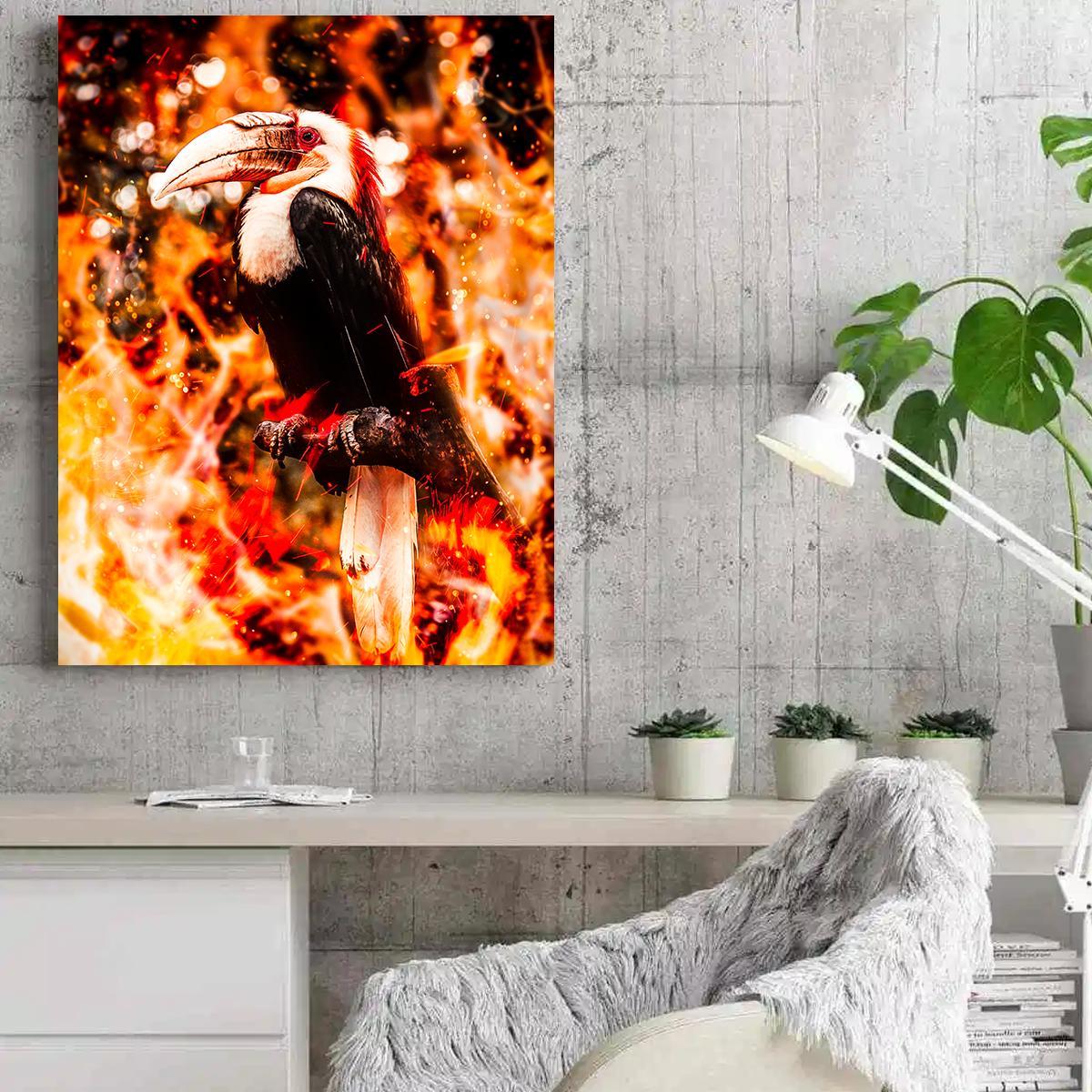 Beaked Wildlife Wall Art