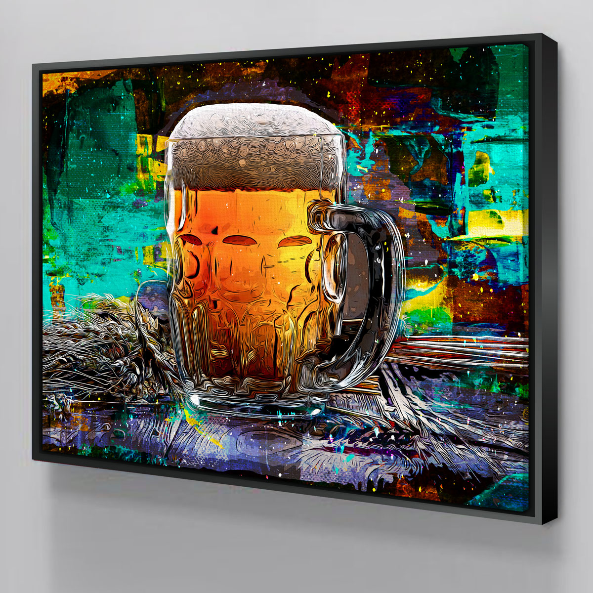 Beer Me Abstract Wall Art