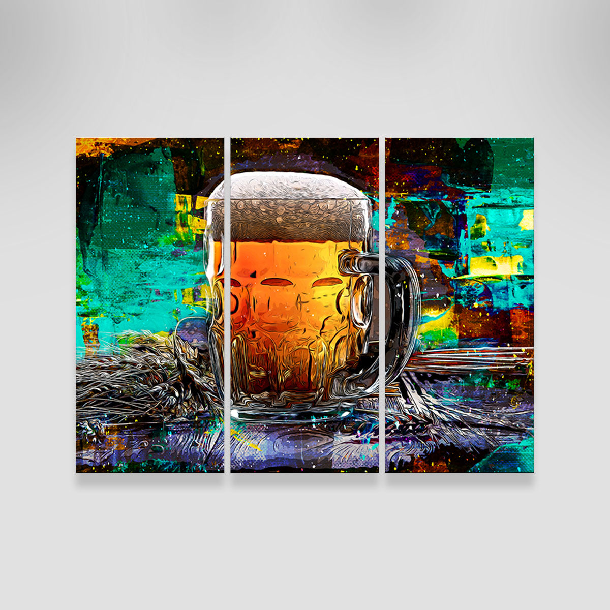 Beer Me Abstract Wall Art