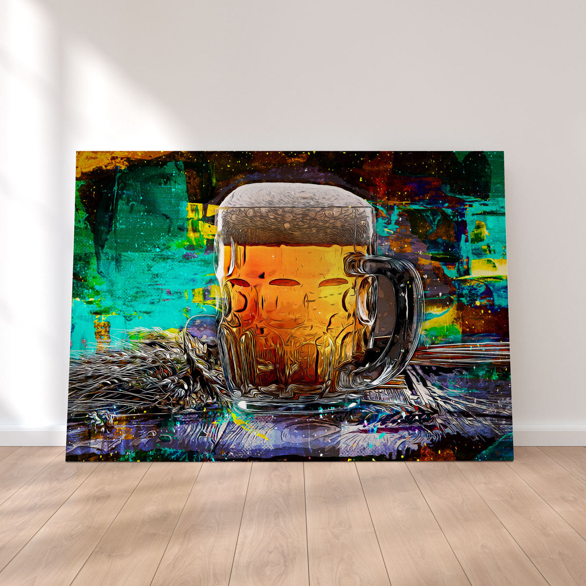 Beer Me Abstract Wall Art