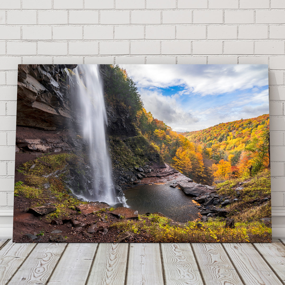 Behind the Falls Wall Art