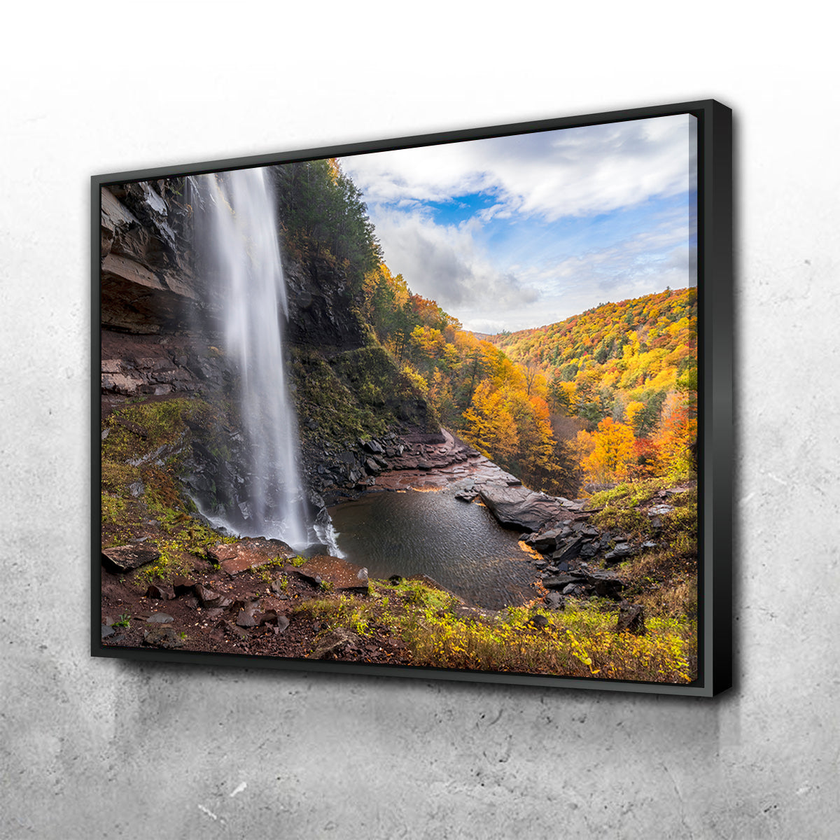 Behind the Falls Wall Art