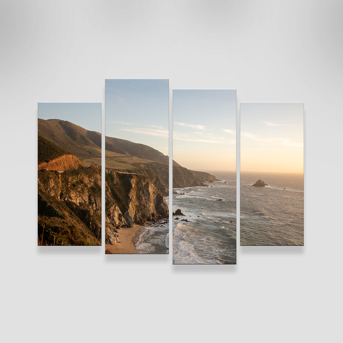 Big Sur Coastline Sunset Wall Art