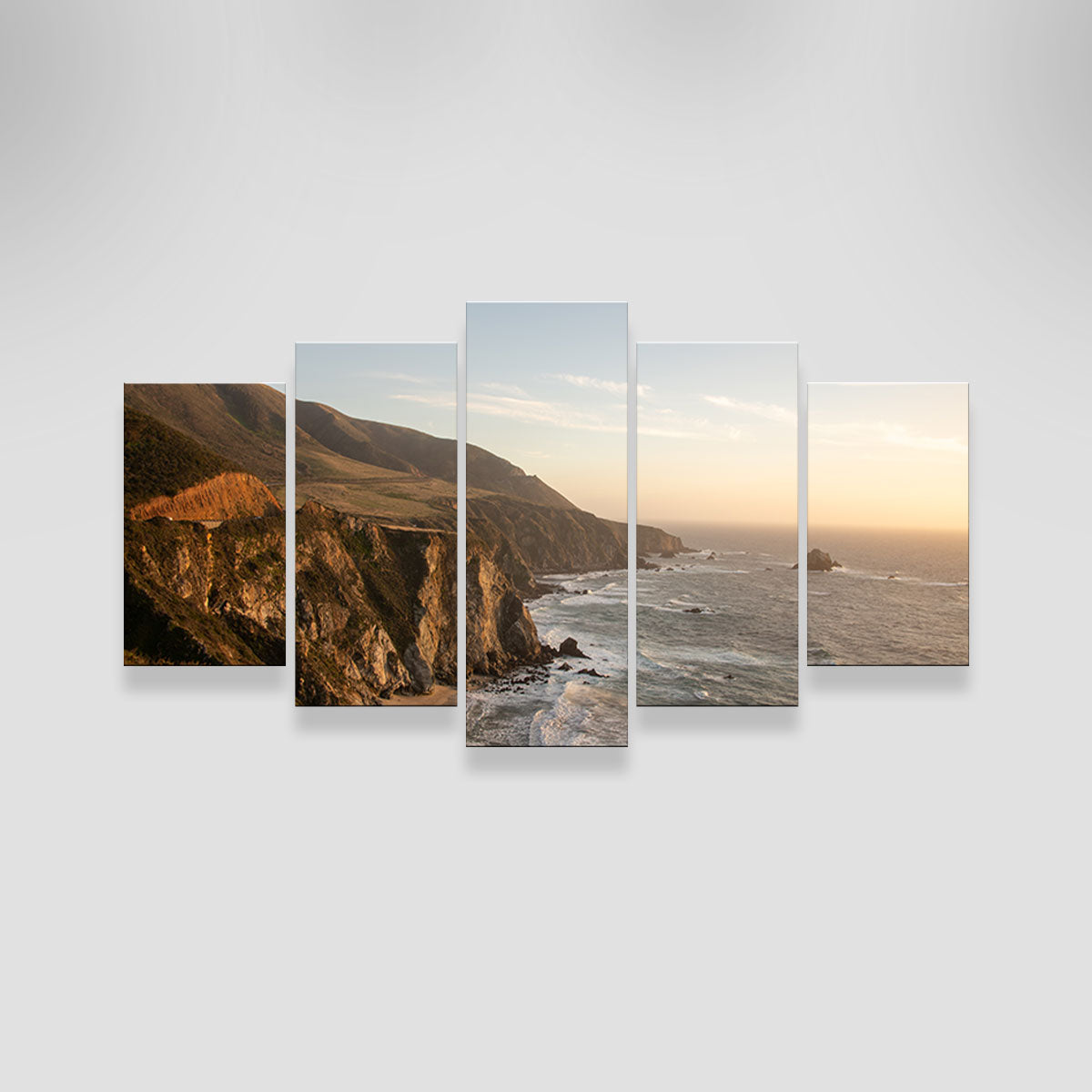 Big Sur Coastline Sunset Wall Art