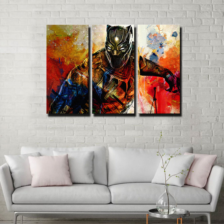 Black Panther Canvas Set – Legendary Wall Art