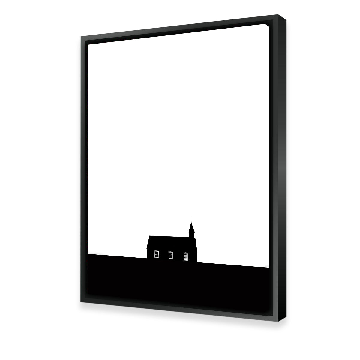 Black Church of Budir Wall Art