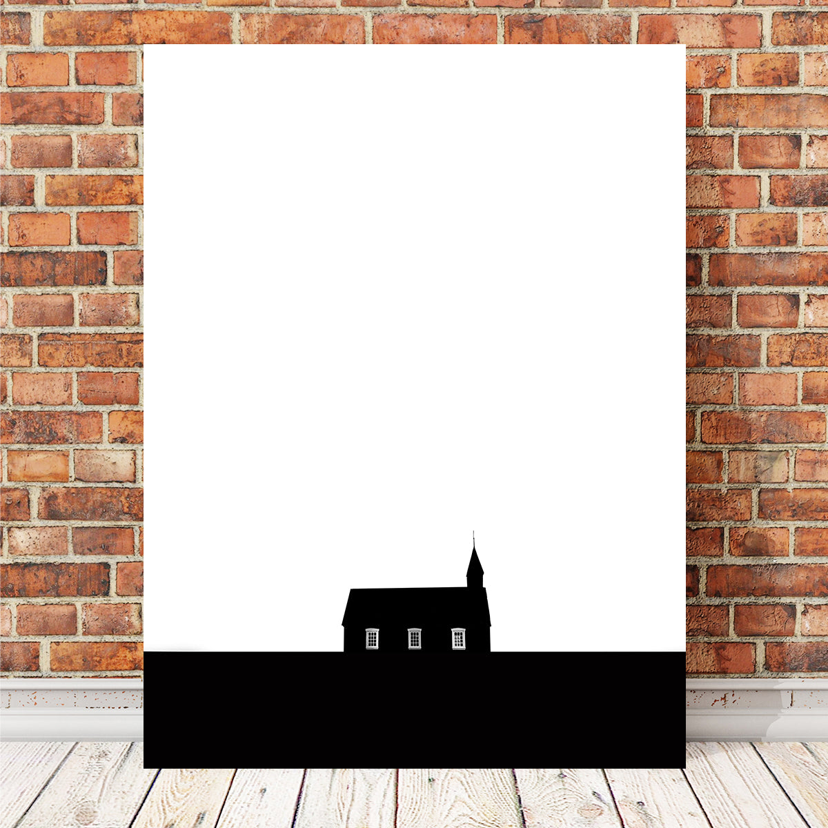 Black Church of Budir Wall Art