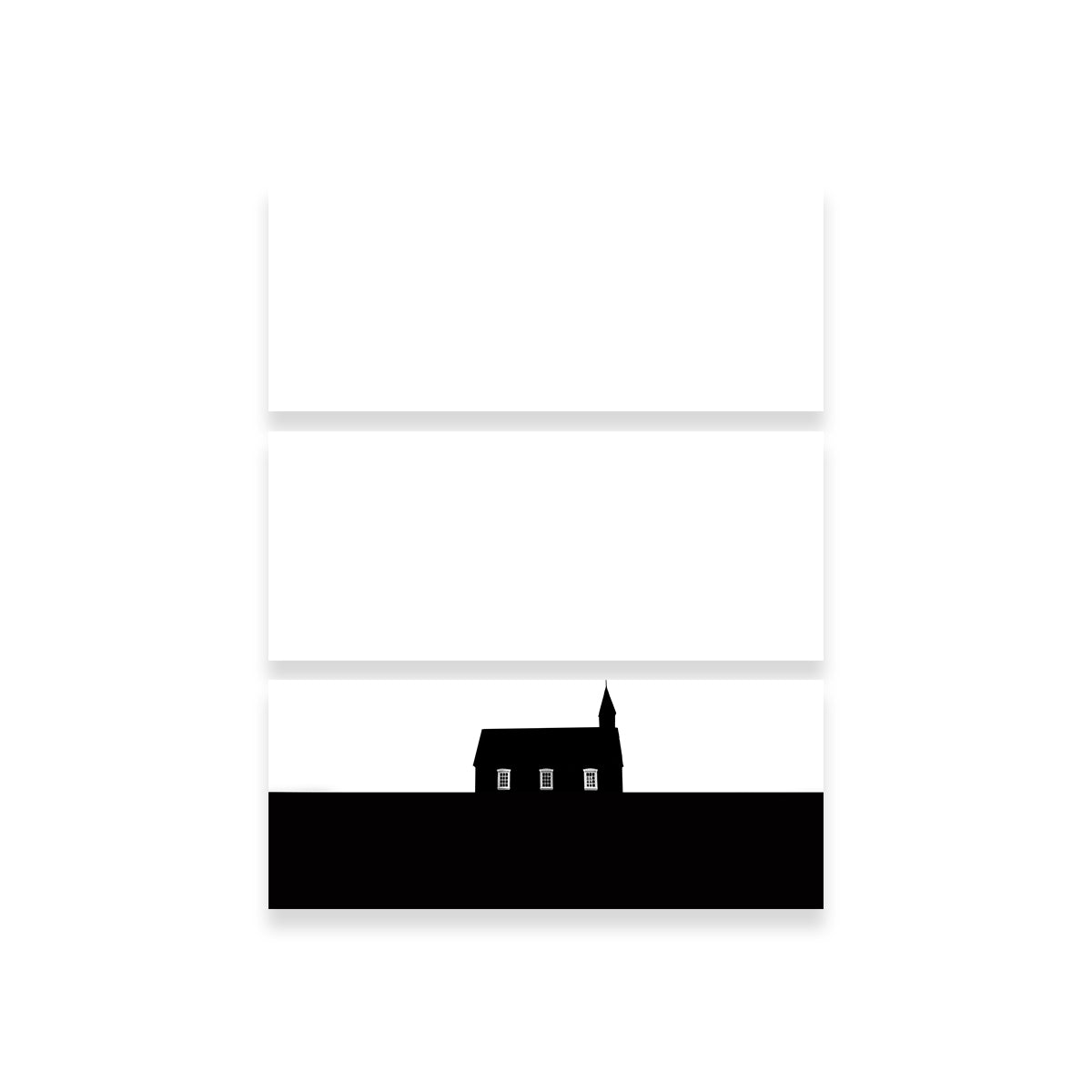 Black Church of Budir Wall Art