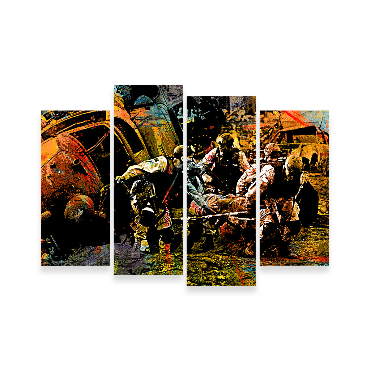 Black Hawk Down Wall Art