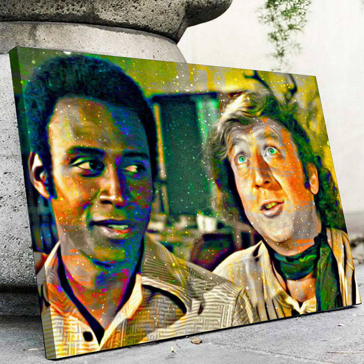 Blazing Saddles Bart & Jim Wall Art