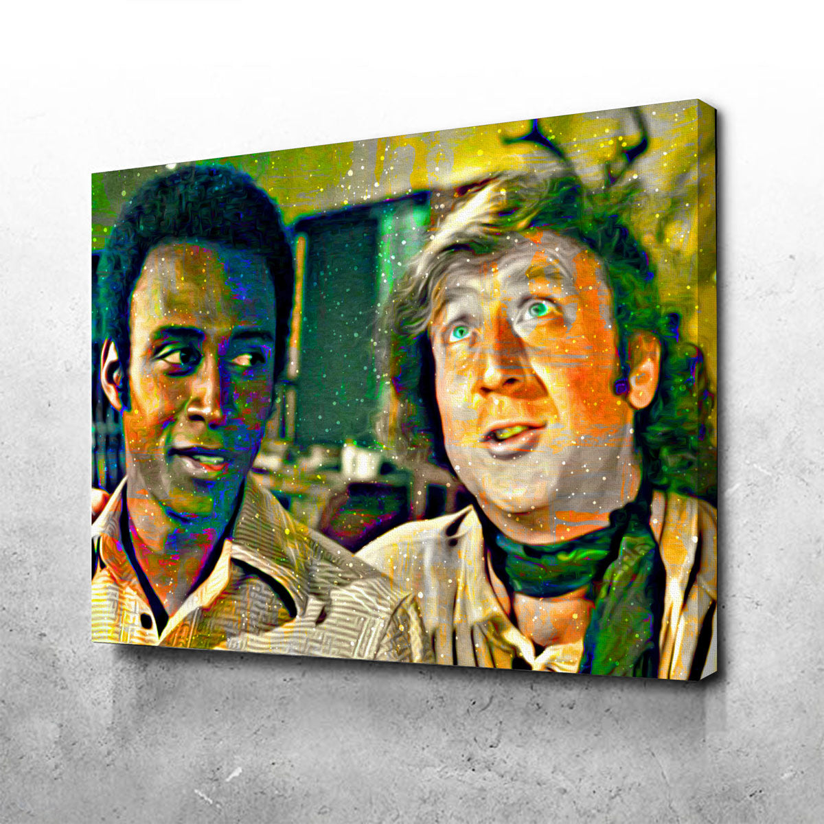 Blazing Saddles Bart & Jim Wall Art
