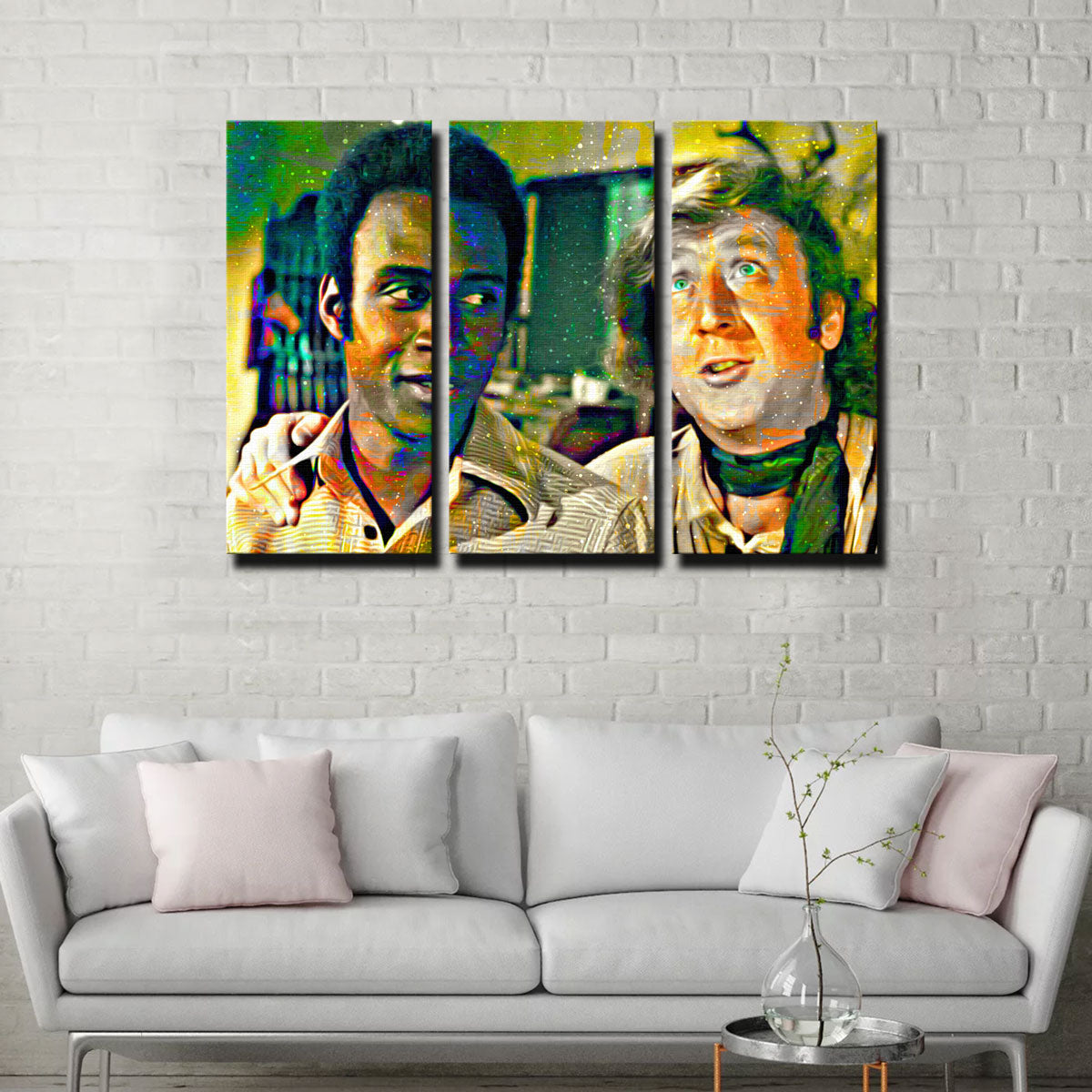 Blazing Saddles Bart & Jim Wall Art