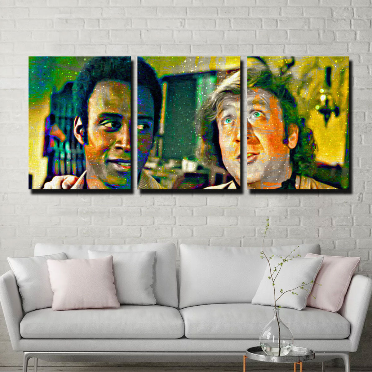 Blazing Saddles Bart & Jim Wall Art