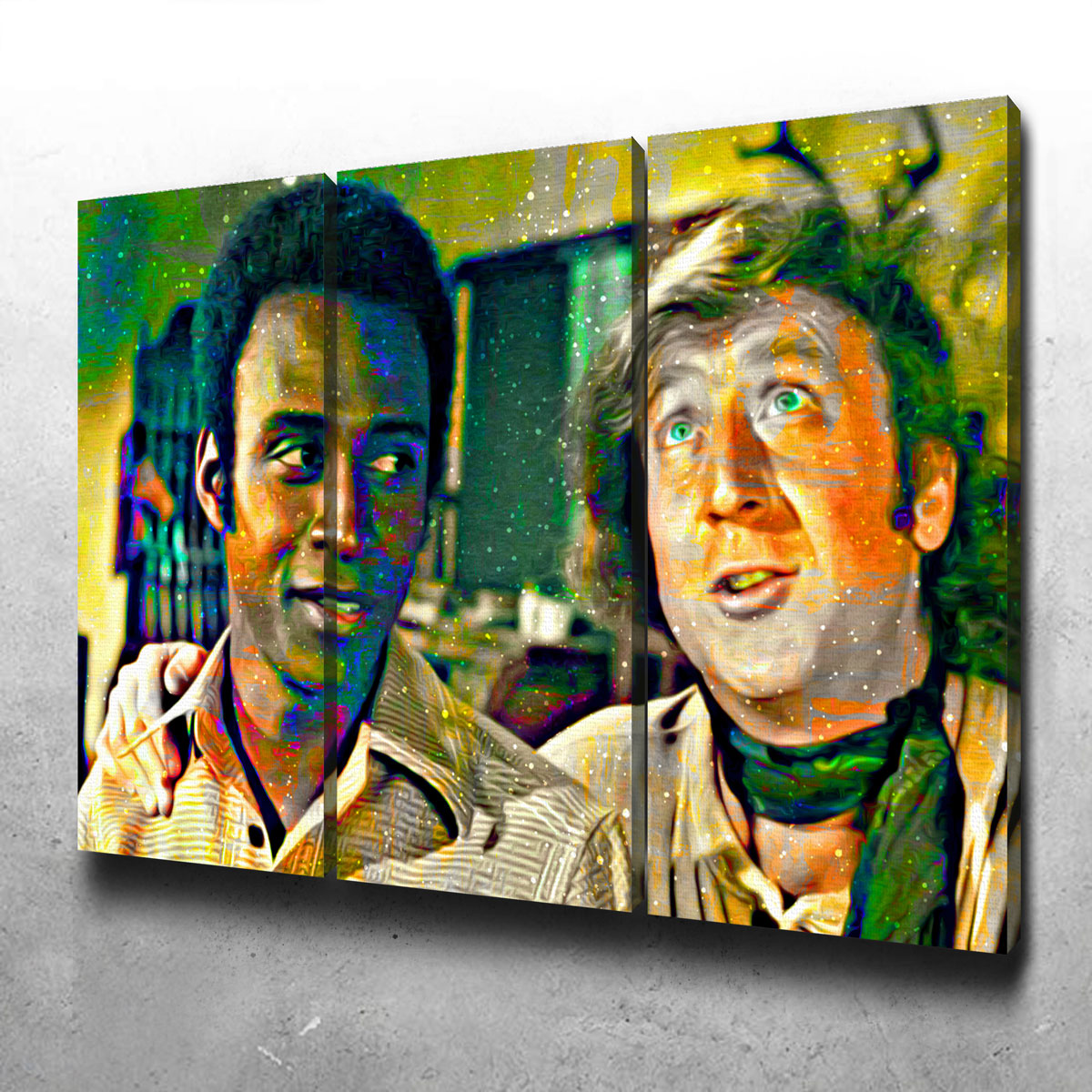 Blazing Saddles Bart & Jim Wall Art