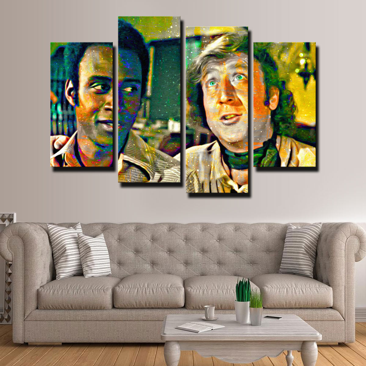 Blazing Saddles Bart & Jim Wall Art