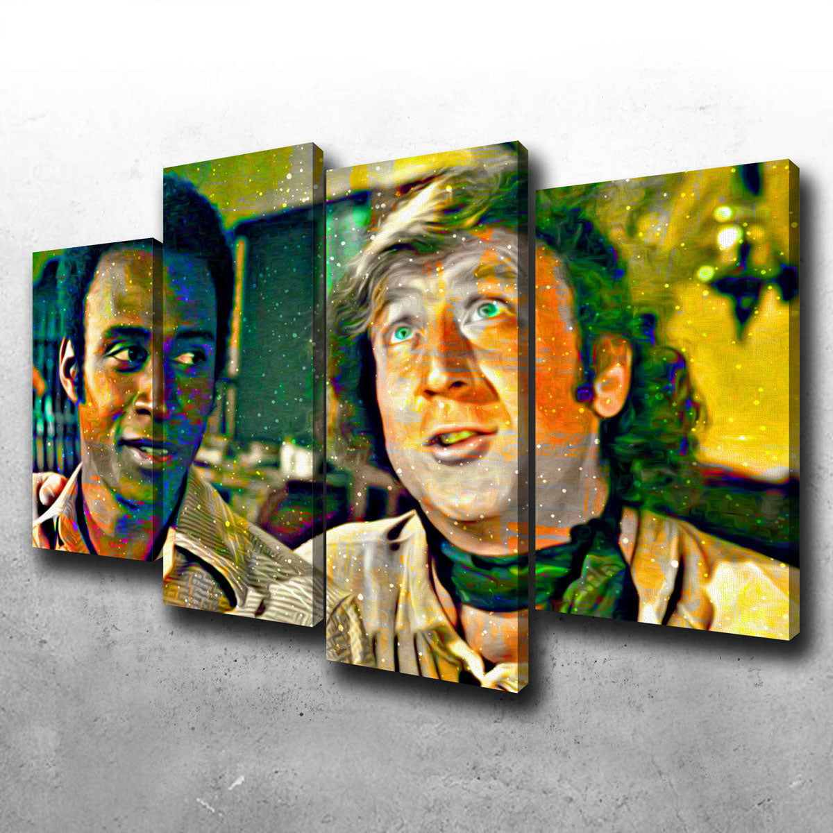 Blazing Saddles Bart & Jim Wall Art