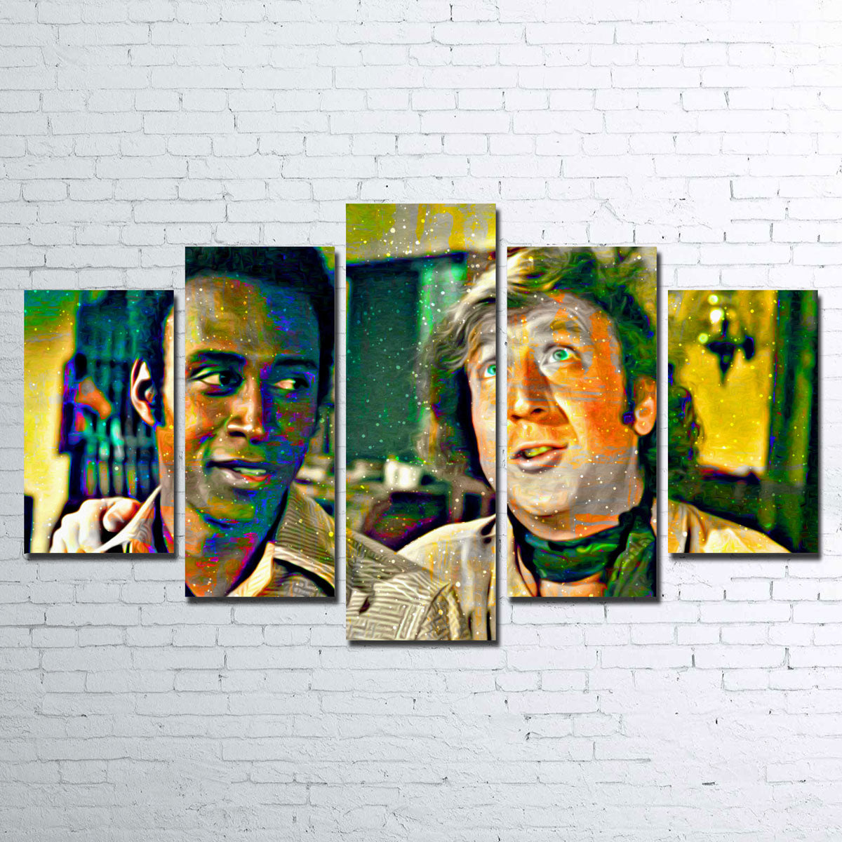 Blazing Saddles Bart & Jim Wall Art