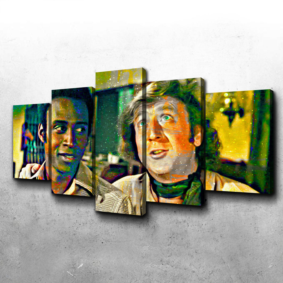 Blazing Saddles Bart & Jim Wall Art