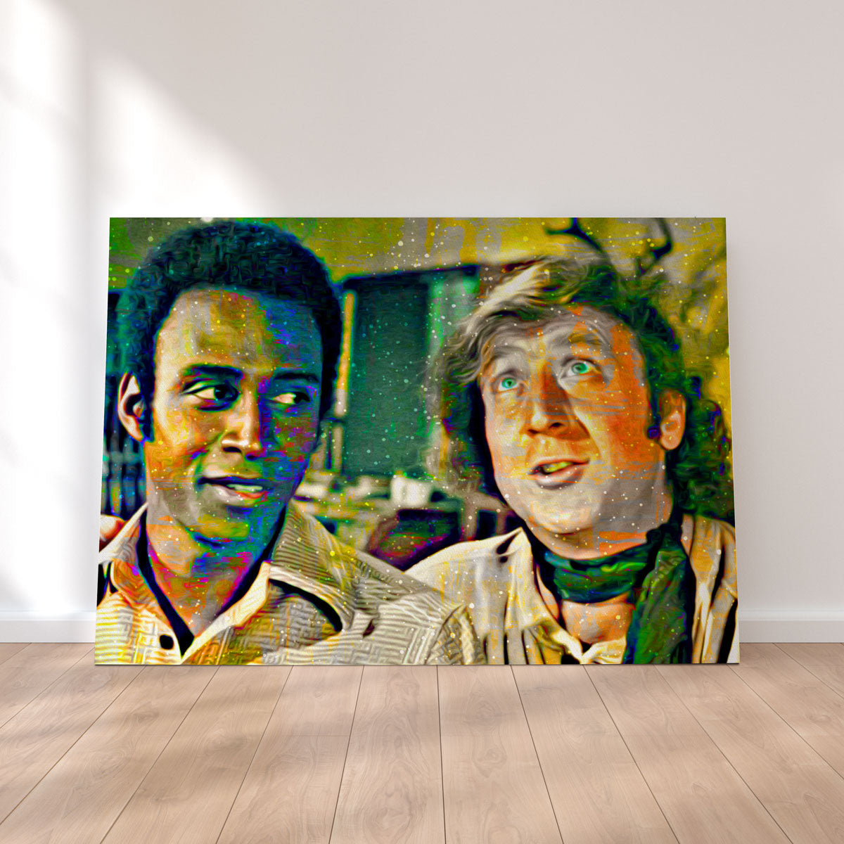 Blazing Saddles Bart & Jim Canvas Set