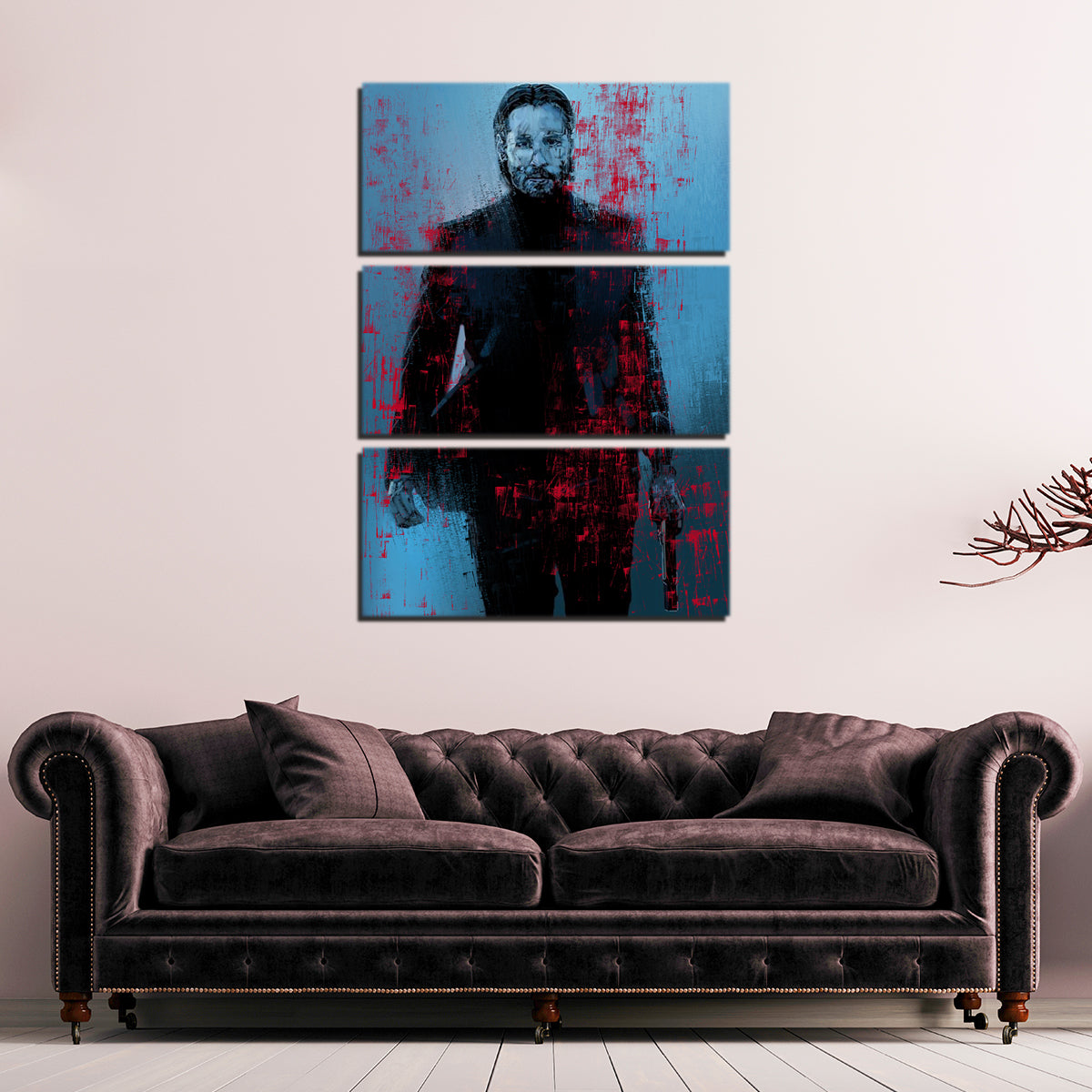 Blood Stained Wick Wall Art