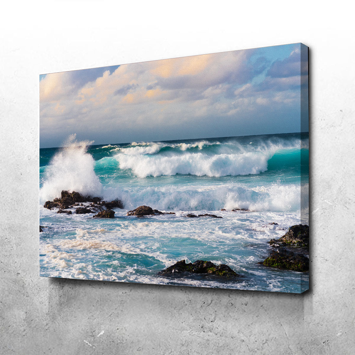 Blue Crash Wall Art