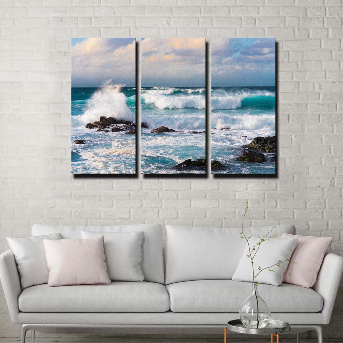 Blue Crash Wall Art
