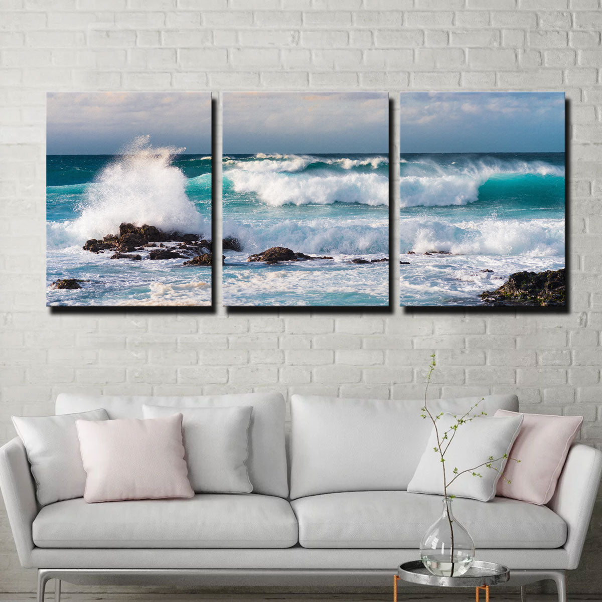 Blue Crash Wall Art