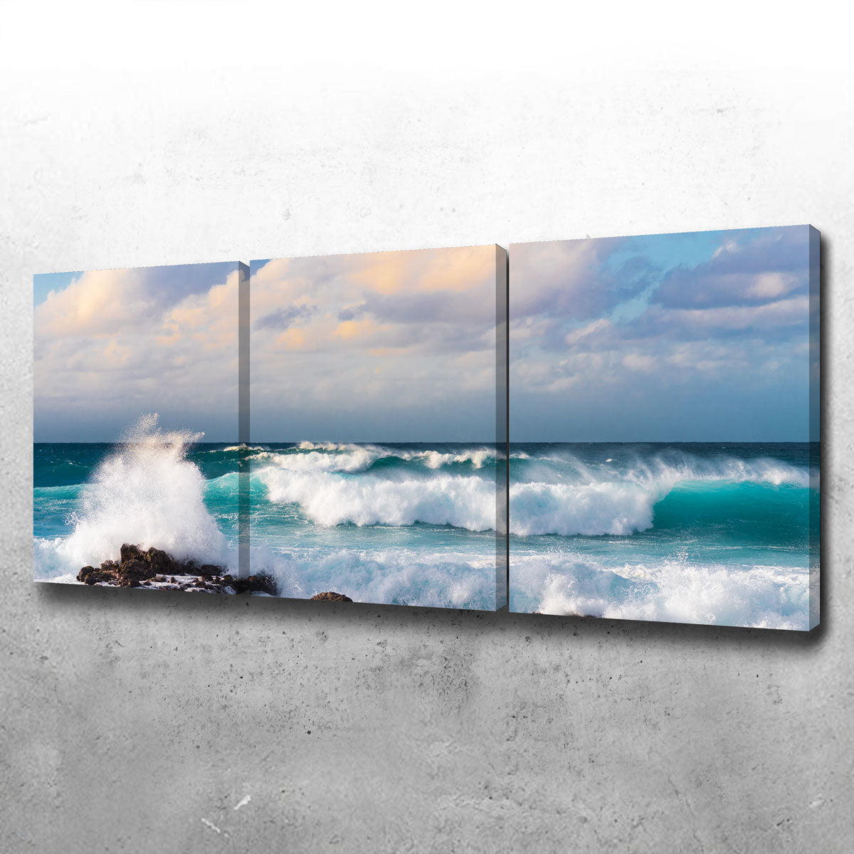 Blue Crash Wall Art