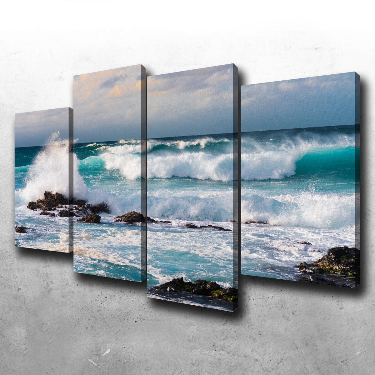 Blue Crash Wall Art