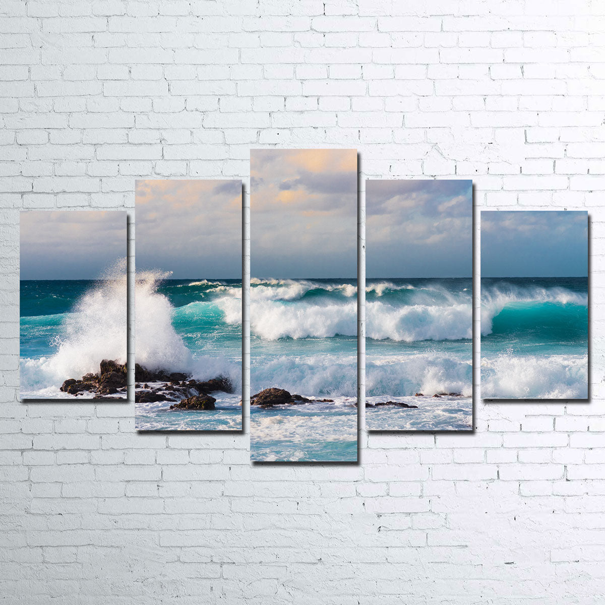 Blue Crash Wall Art