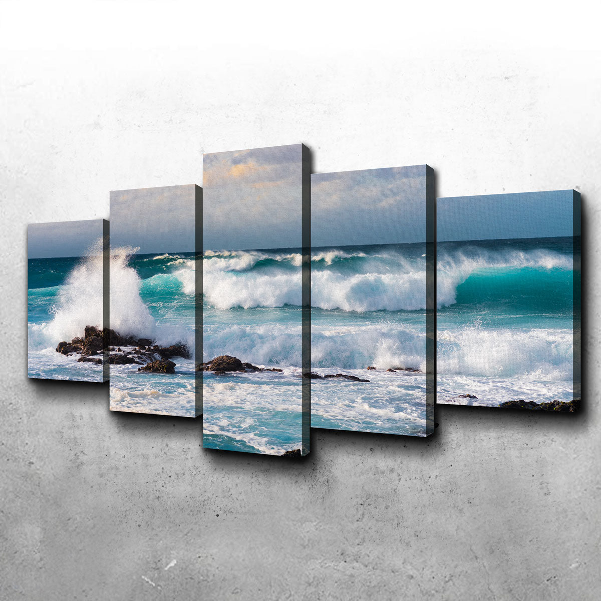 Blue Crash Wall Art