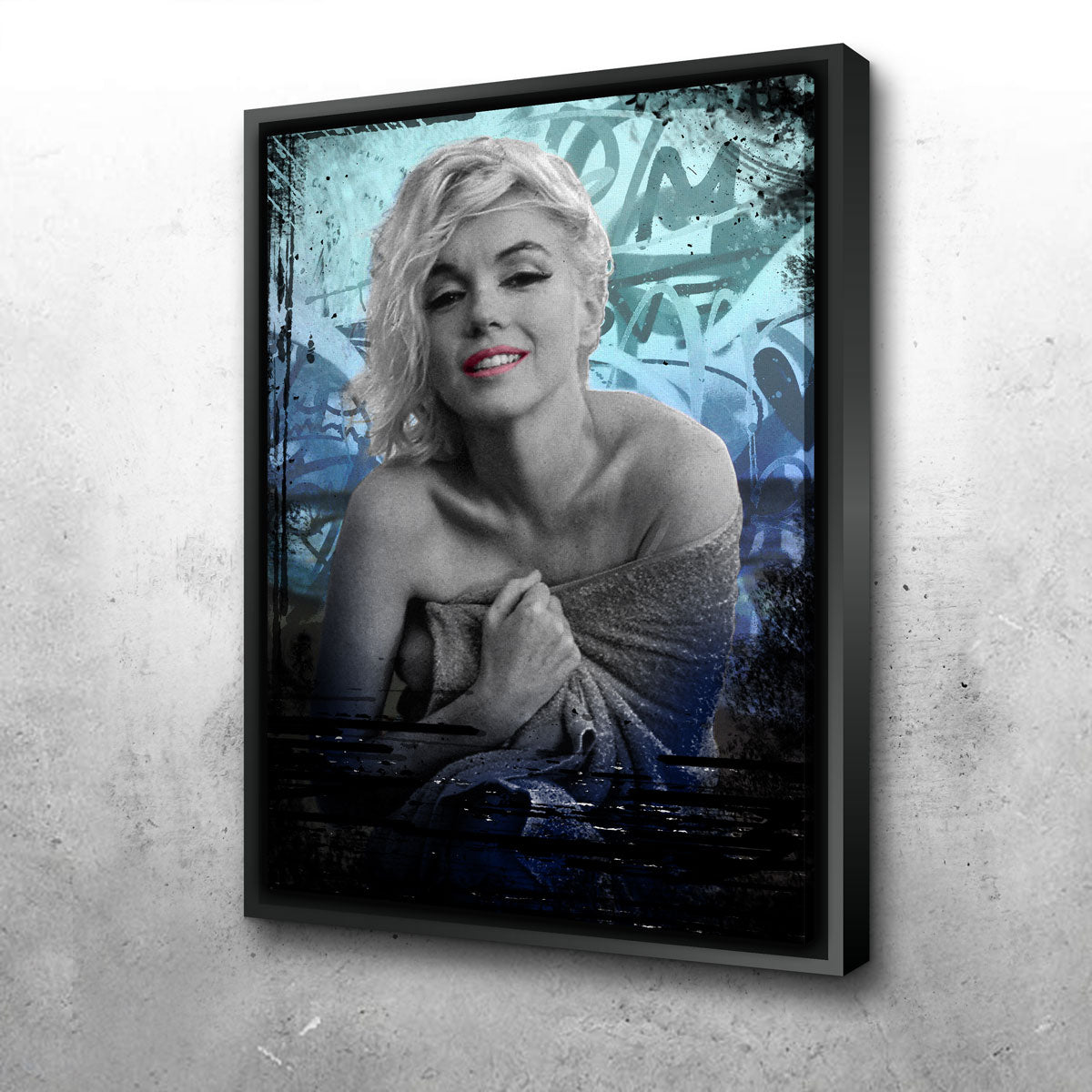 Blue Monroe Wall Art