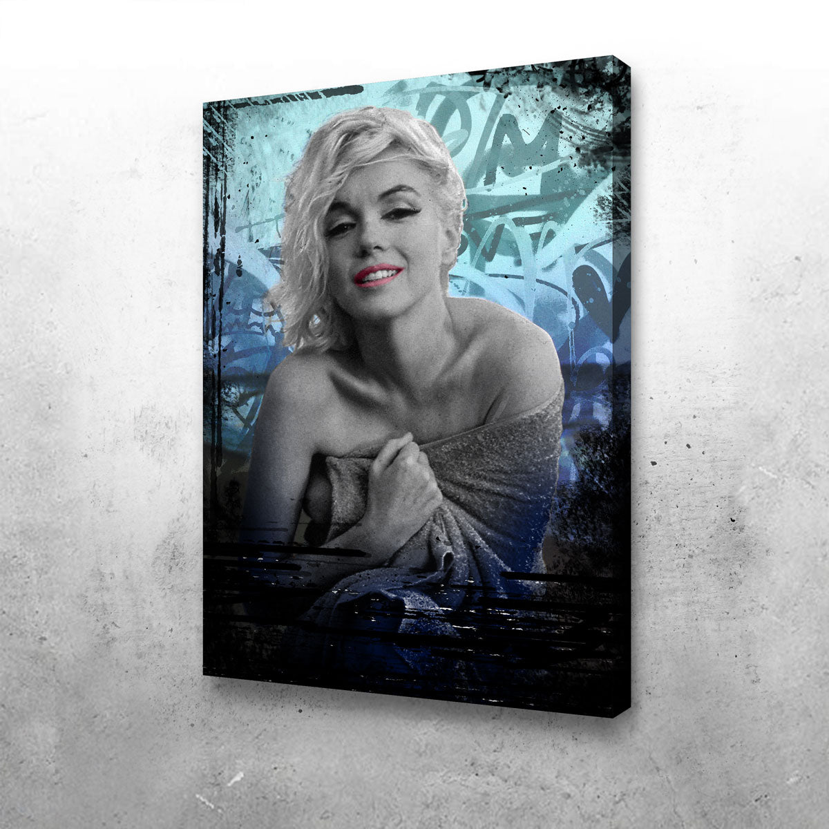 Blue Monroe Wall Art