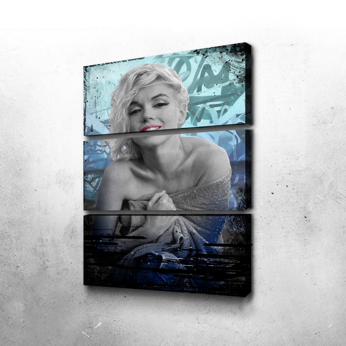 Blue Monroe Wall Art