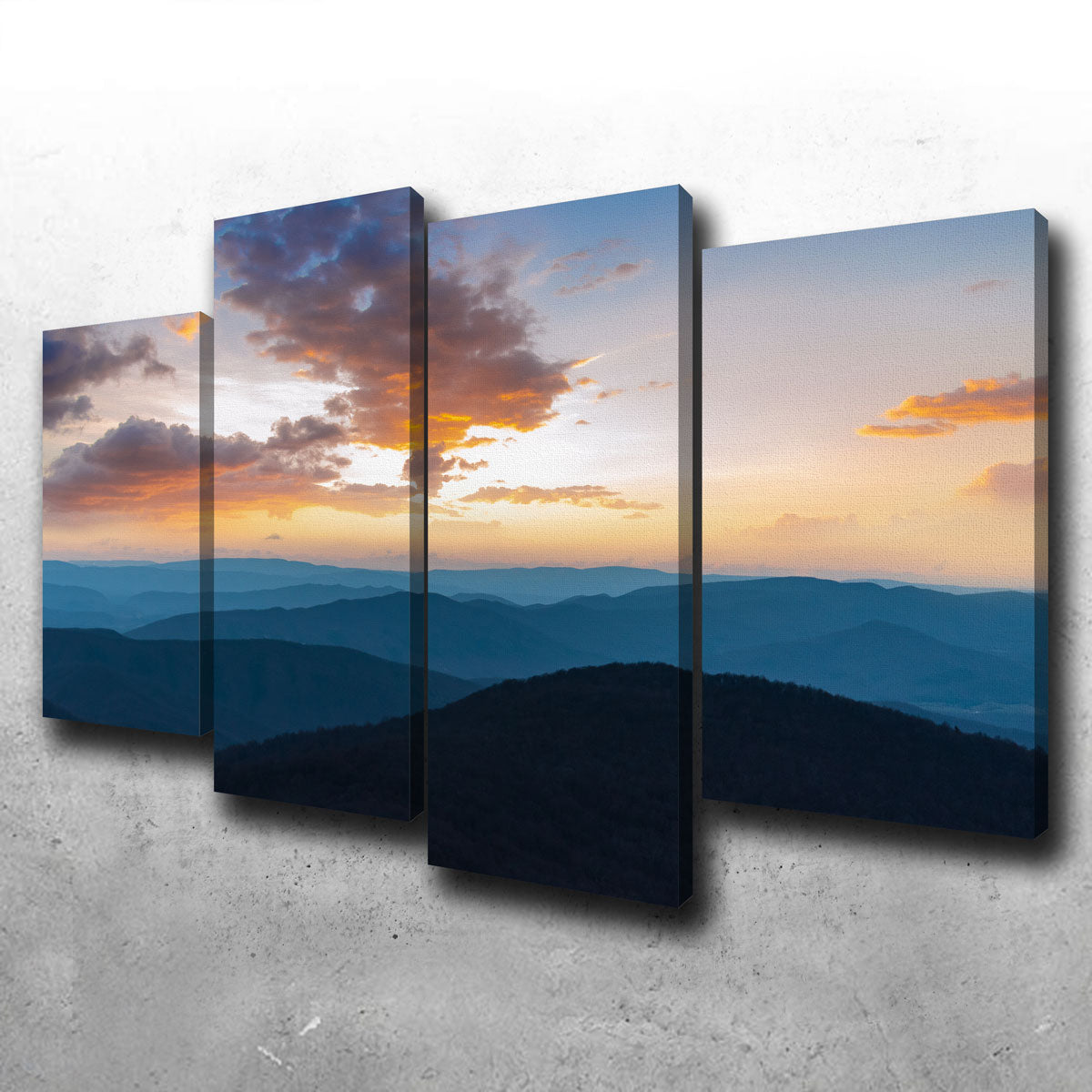 Blue Ridge Sunset Wall Art