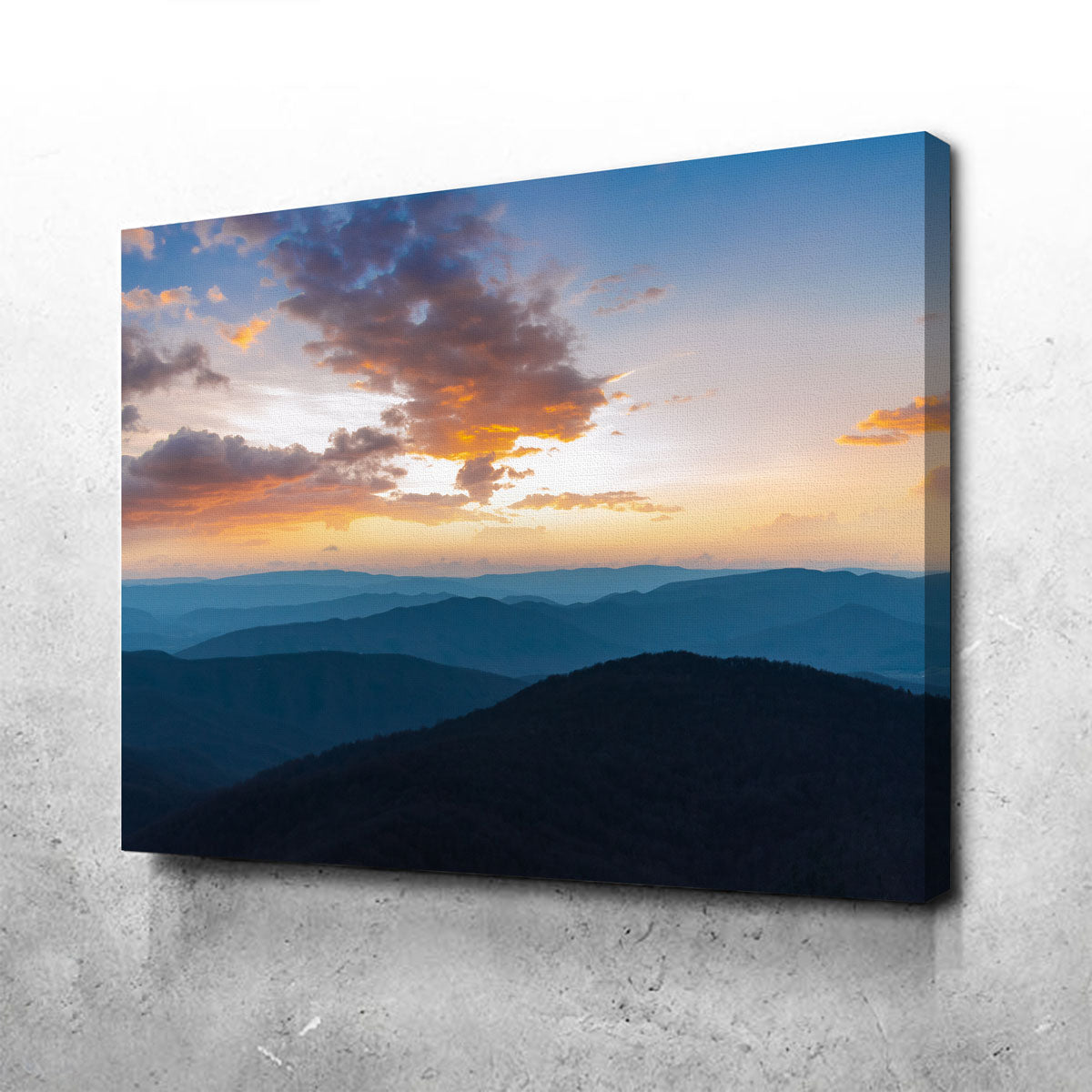 Blue Ridge Sunset Wall Art