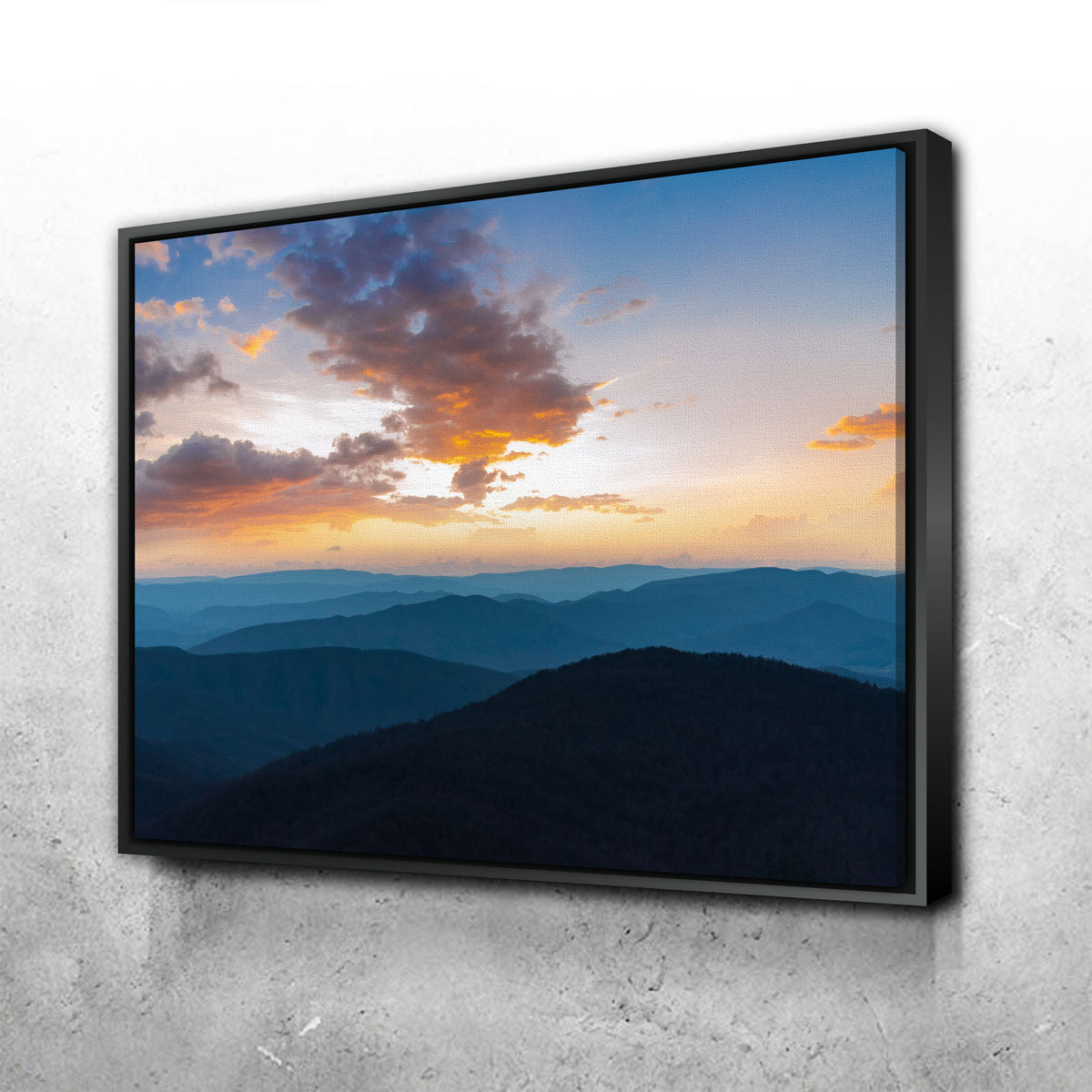 Blue Ridge Sunset Wall Art